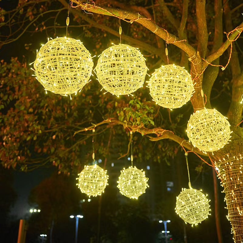 Modern Art Deco Waterproof PVC Hanging Ball Decoration LED Outdoor Pendant Light Outdoor Light For Garden | Stornfield