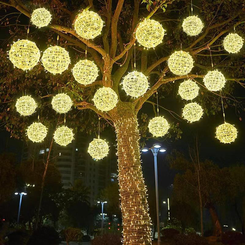 Modern Art Deco Waterproof PVC Hanging Ball Decoration LED Outdoor Pendant Light Outdoor Light For Garden | Stornfield