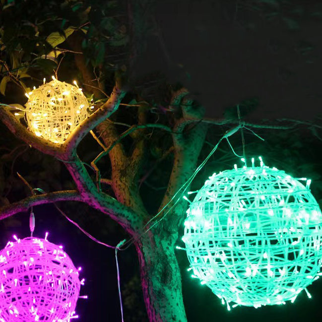 Modern Art Deco Waterproof PVC Hanging Ball Decoration LED Outdoor Pendant Light Outdoor Light For Garden | Stornfield