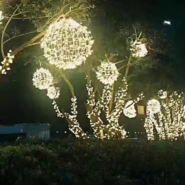 Modern Art Deco Waterproof PVC Hanging Ball Decoration LED Outdoor Pendant Light Outdoor Light For Garden | Stornfield