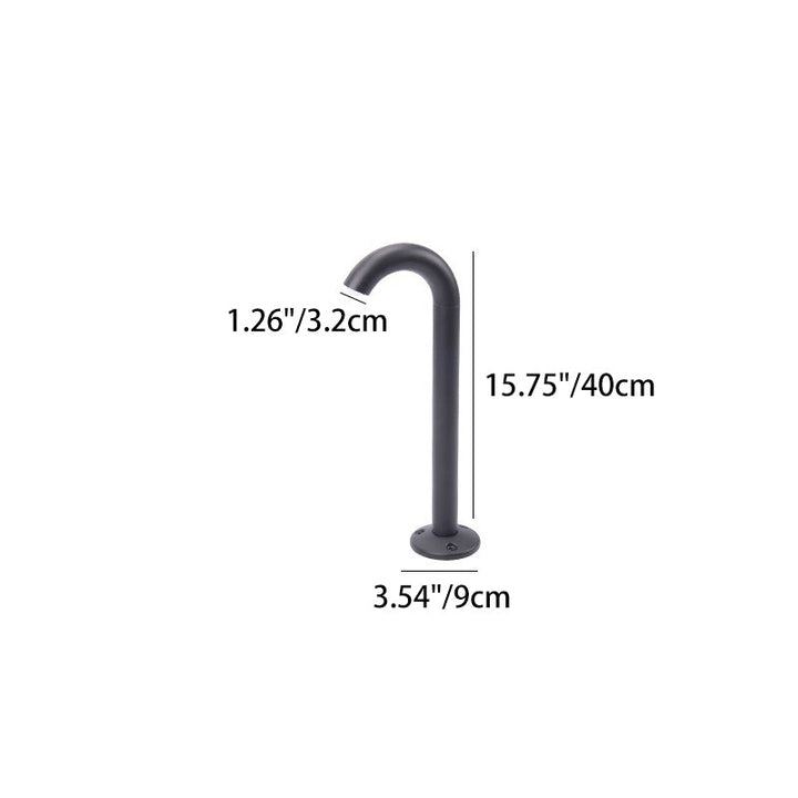 Contemporary Industrial Waterproof Aluminum Reinforced Glass Bent Tube LED Outdoor Light Landscape Lighting For Garden | Stornfield