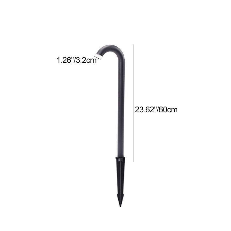 Contemporary Industrial Waterproof Aluminum Reinforced Glass Bent Tube LED Outdoor Light Landscape Lighting For Garden | Stornfield