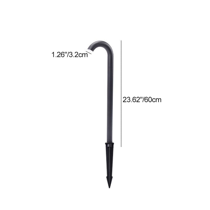 Contemporary Industrial Waterproof Aluminum Reinforced Glass Bent Tube LED Outdoor Light Landscape Lighting For Garden | Stornfield