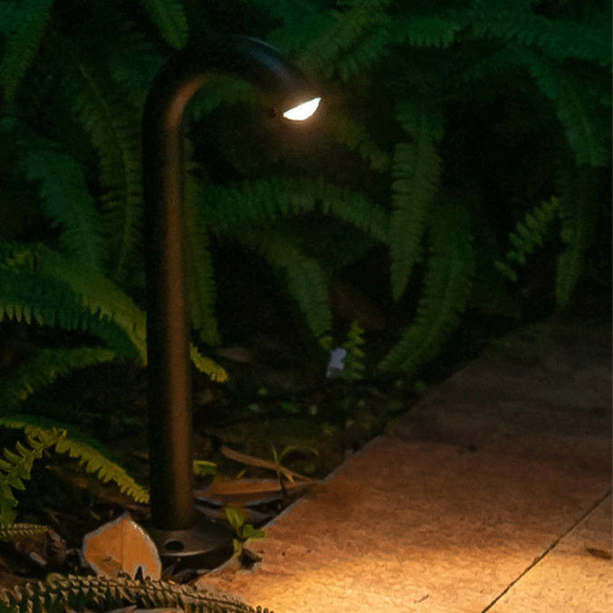 Contemporary Industrial Waterproof Aluminum Reinforced Glass Bent Tube LED Outdoor Light Landscape Lighting For Garden | Stornfield
