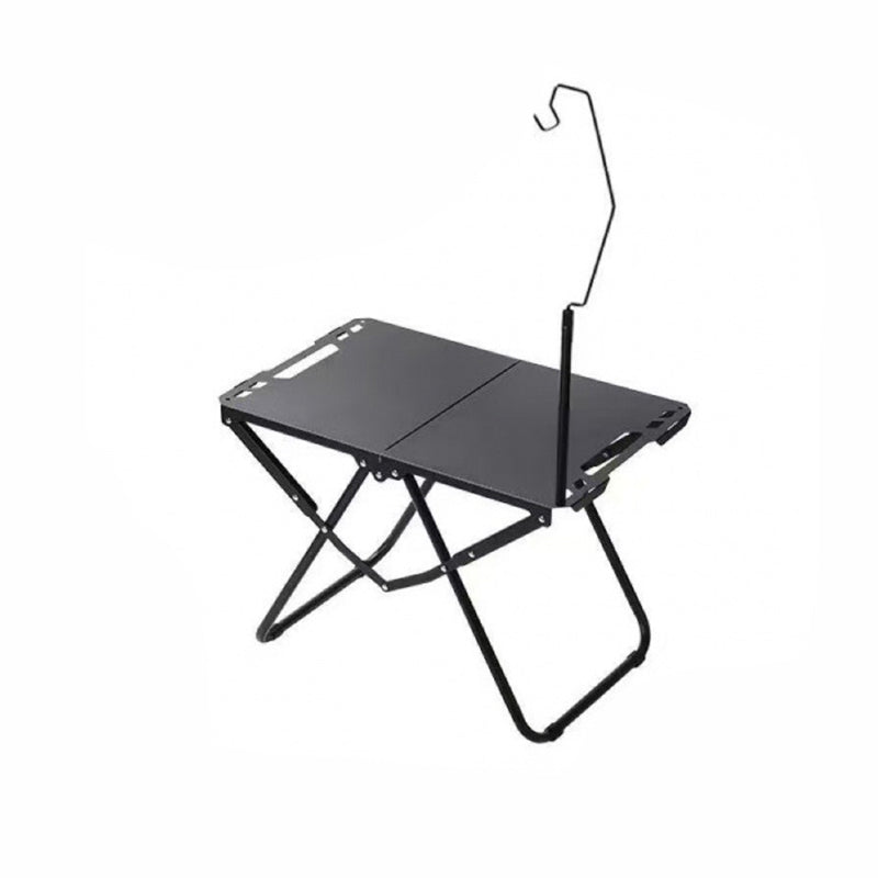 Modern Minimalist Rectangular Carbon Steel Foldable Folding Table For Outdoor | Stornfield