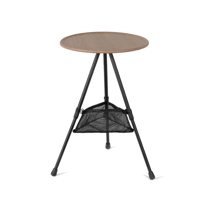 Modern Simplicity Aluminum Alloy ABS Round Foldable Outdoor Coffee Table 1-Tray Pocket Lamp Holder For Outdoor | Stornfield