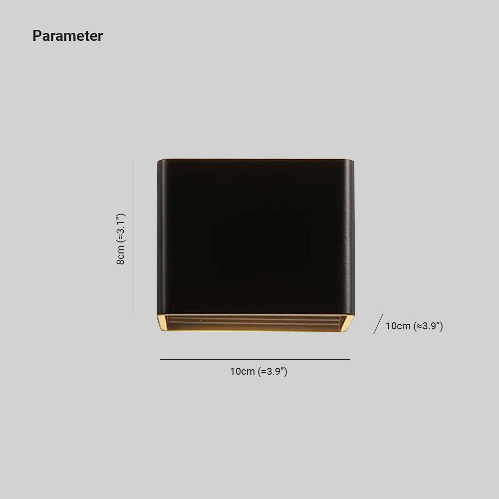 Imogen Modern Square Wall Lamp | Stornfield