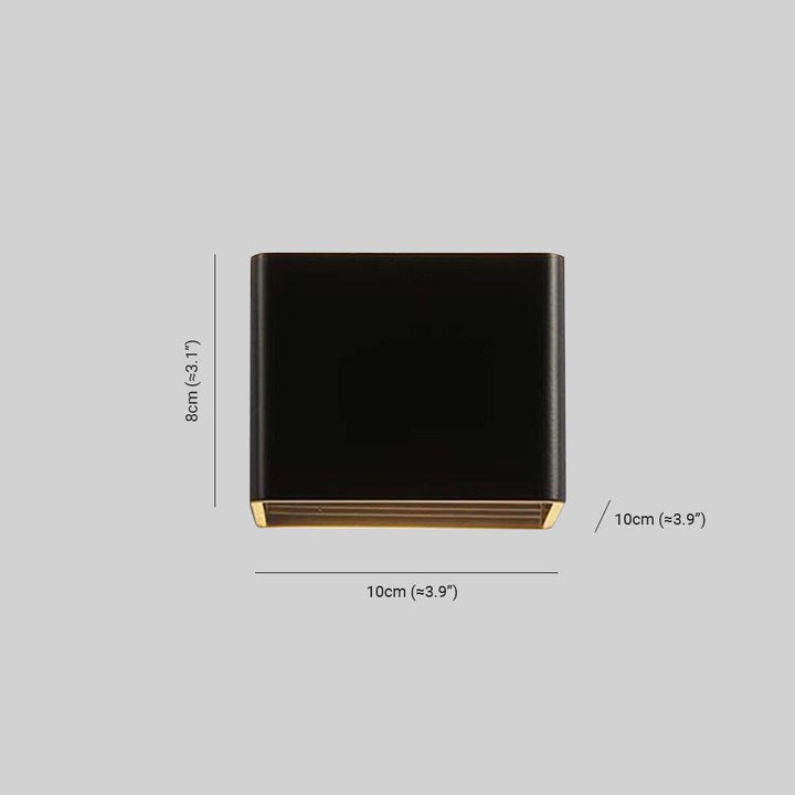 Stornfield Square Wall Sconce with Unique Design