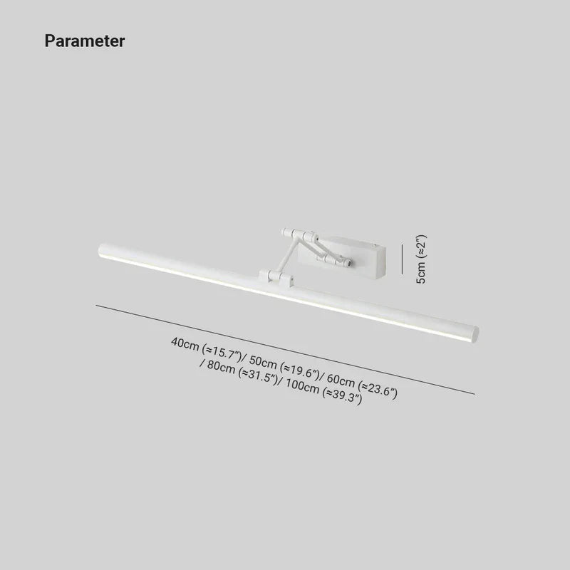 Edge Minimalistic LED Wall Lamp Stornfieldack/White | Modern Design for Bathroom & Indoor Spaces | Metal & Acrylic | Stornfield