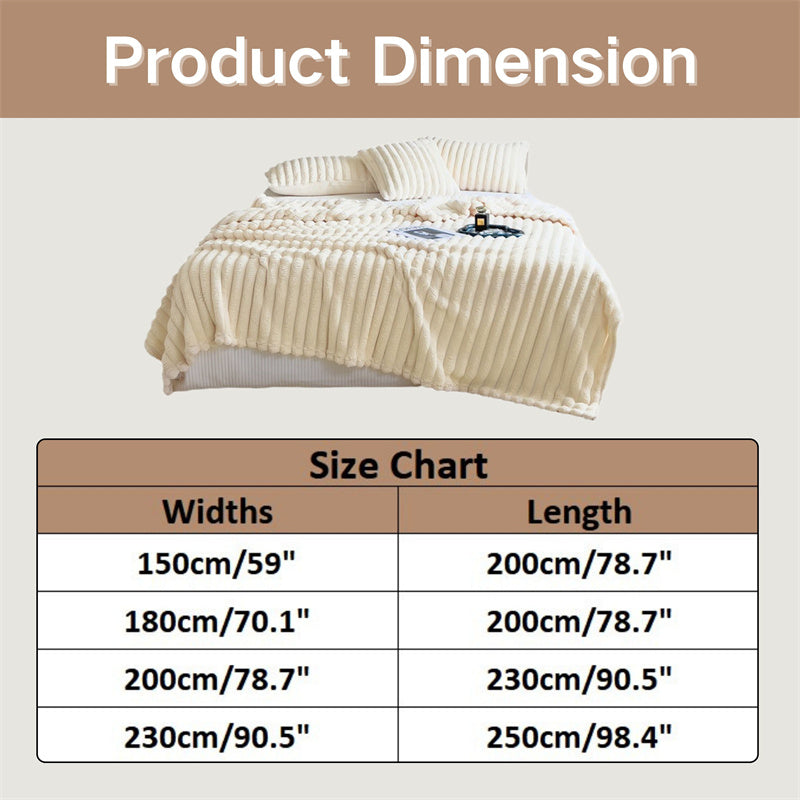 Luxurious Faux-Rabbit-Fur Throw Blanket for Ultimate Comfort | Stornfield