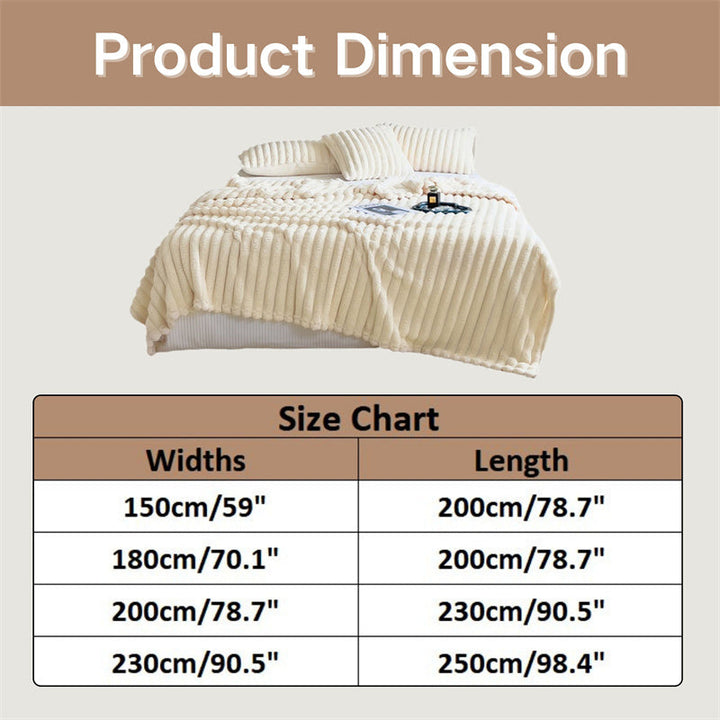 Luxurious Faux-Rabbit-Fur Throw Blanket for Ultimate Comfort | Stornfield