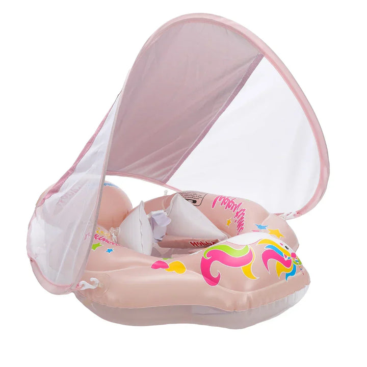 Inflatable Baby Swim Ring with Sunshade - Safe and Comfortable | Stornfield