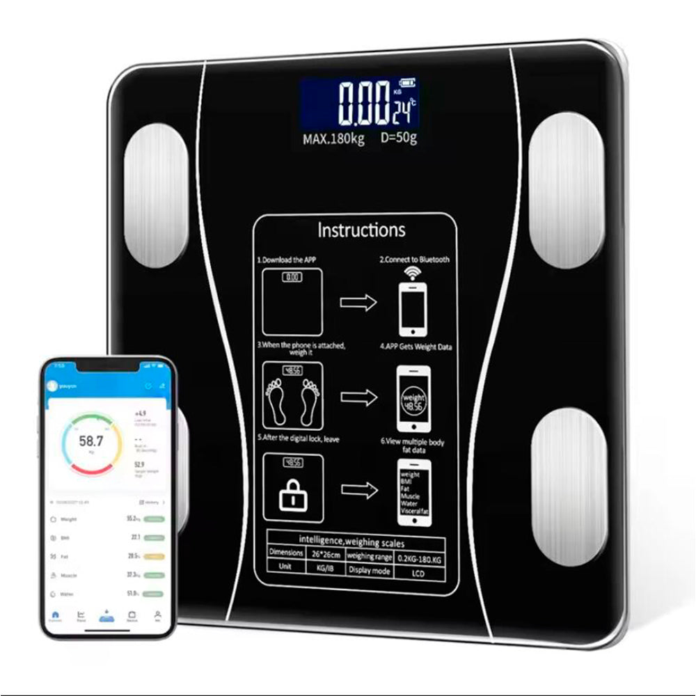 Body Scale (180 kg) Pro - BMI Function & Bluetooth | Stornfield