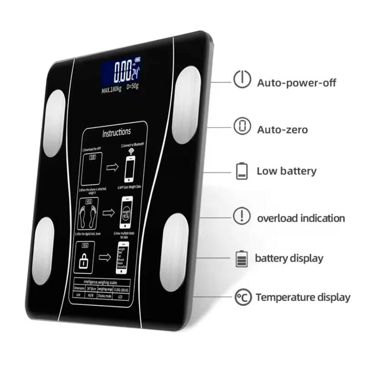 Body Scale (180 kg) Pro - BMI Function & Bluetooth | Stornfield