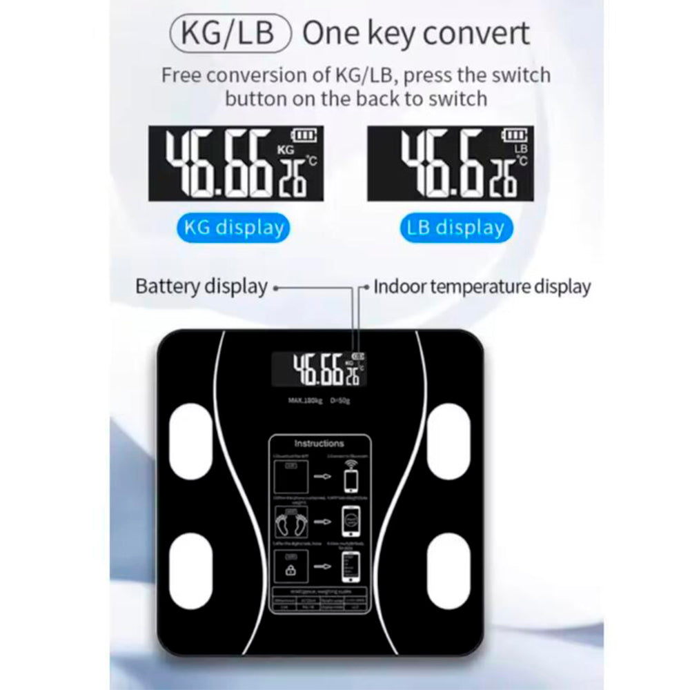 Body Scale (180 kg) Pro - BMI Function & Bluetooth | Stornfield