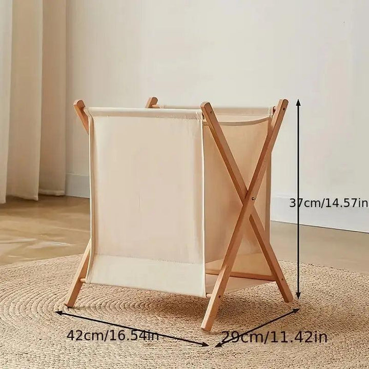 Stornfield | Laundry basket - Solid wood