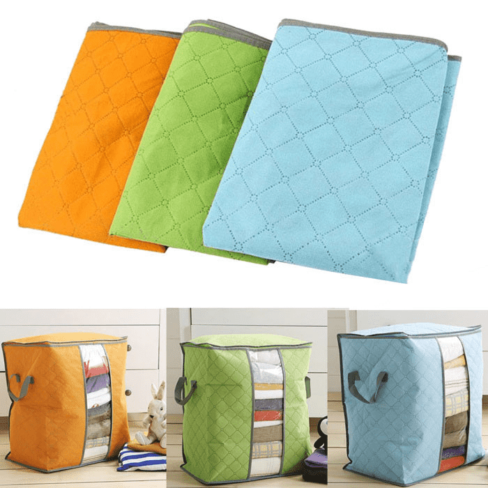 Bamboo Fabric Storage Bags | Stornfield