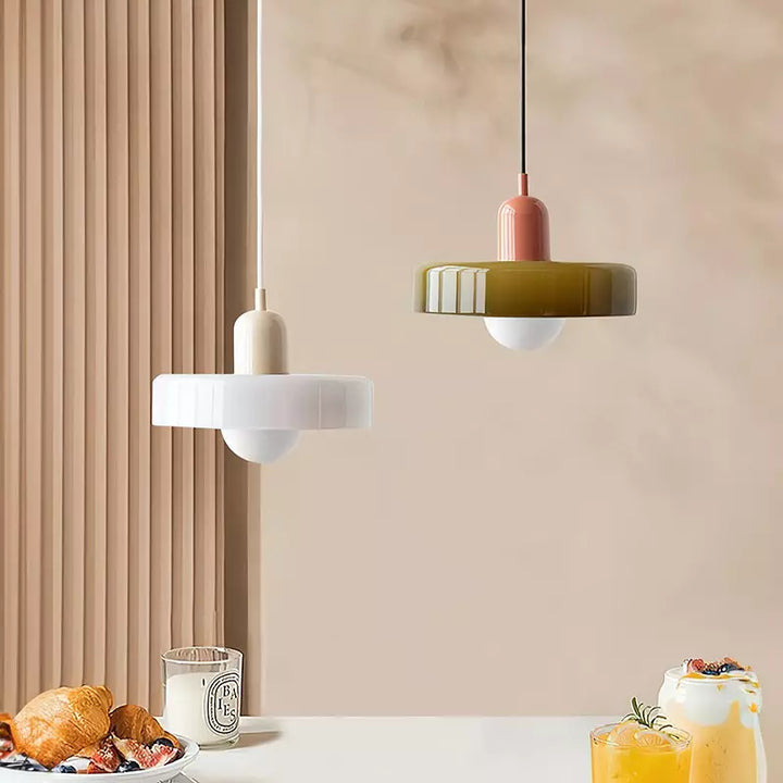 Scandinavian Pendant Light for Living Room and Dining Room – Minimalist Design with AdjustaStornfielde Height – Glass | Stornfield