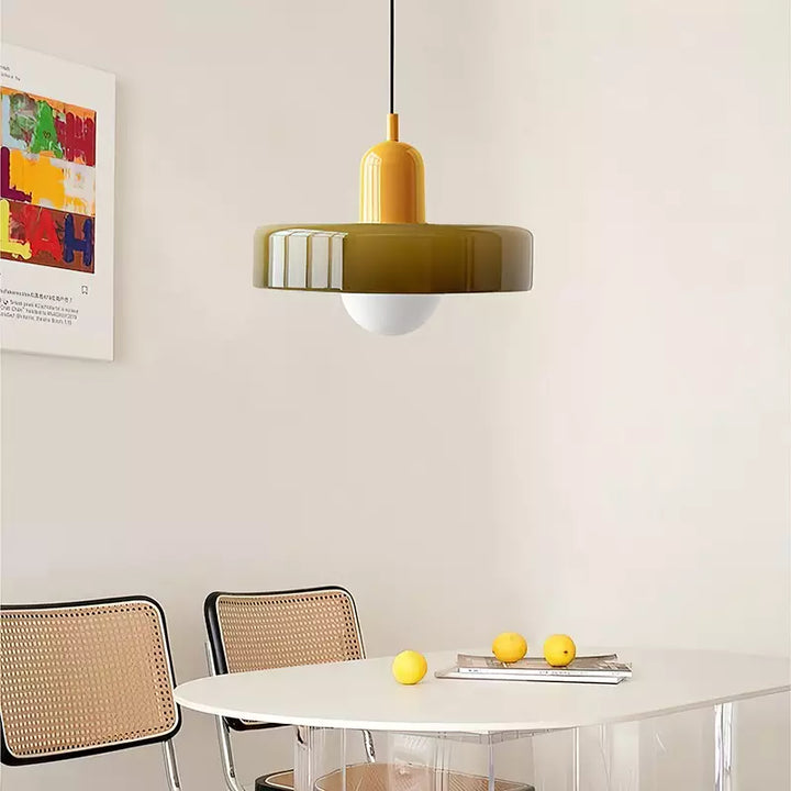 Colorful Bauhaus-Style Pendant Lamp - StiloGlas | Stornfield