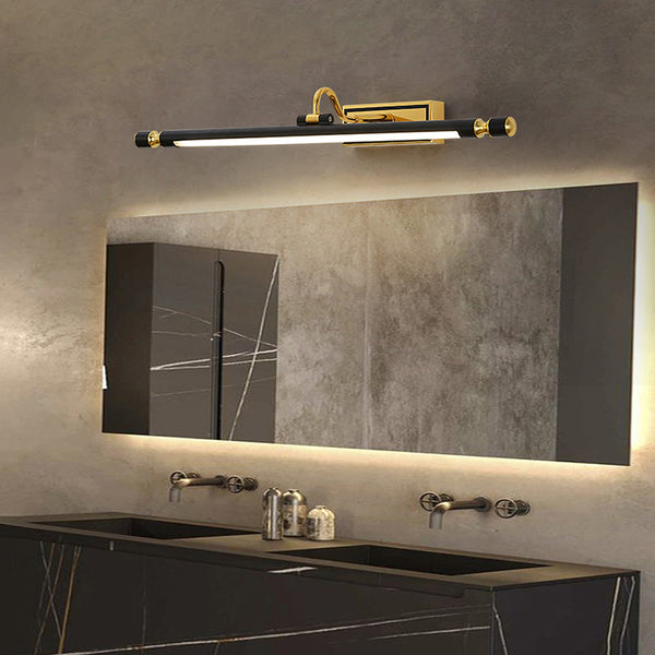 Luxury Black-Gold Mirror Lamp – LumoGold | Stornfield
