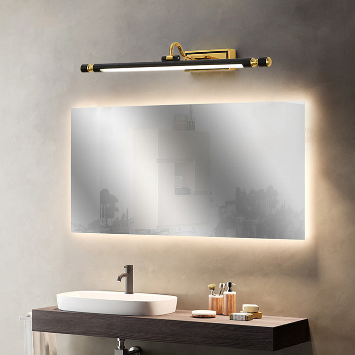 Luxury Black-Gold Mirror Lamp – LumoGold | Stornfield