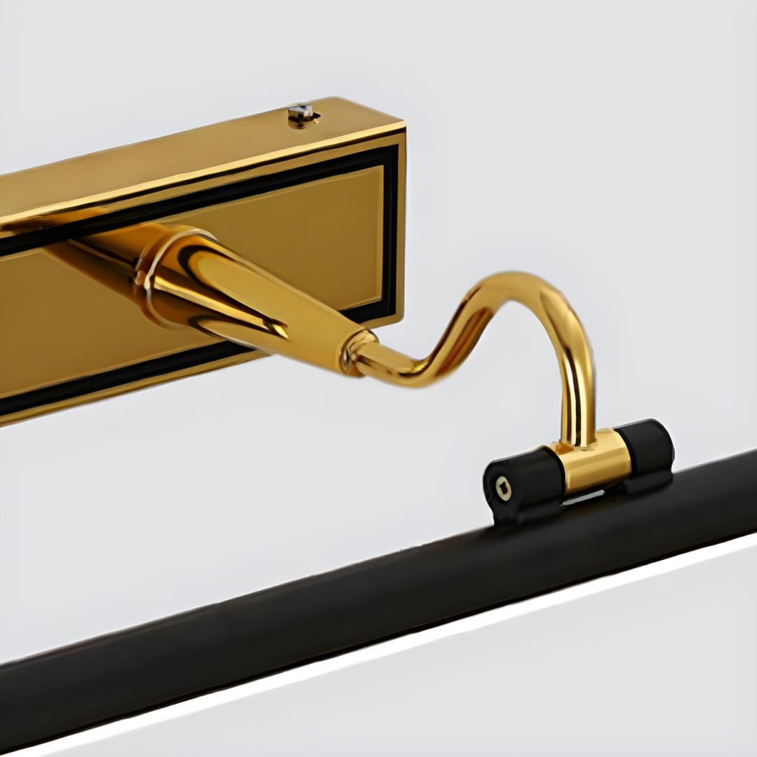 Luxury Black-Gold Mirror Lamp – LumoGold | Stornfield
