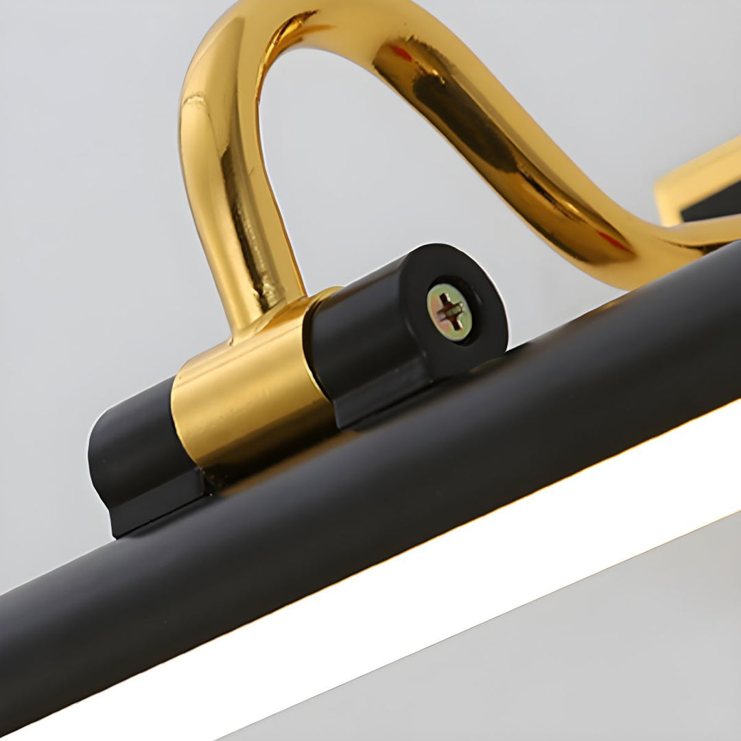 Luxury Black-Gold Mirror Lamp – LumoGold | Stornfield