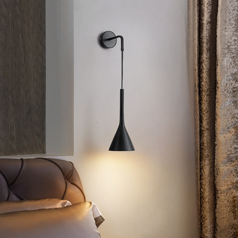 Scandinavian Bedside Pendant Wall Light – Adjustable Cord | Stornfield