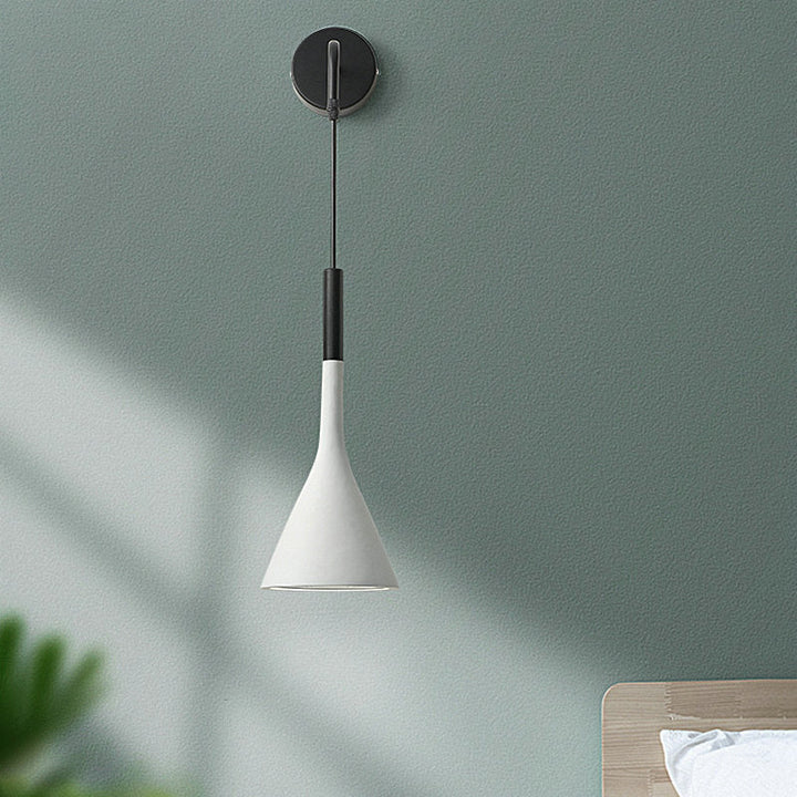 Scandinavian Bedside Pendant Wall Light – Adjustable Cord | Stornfield