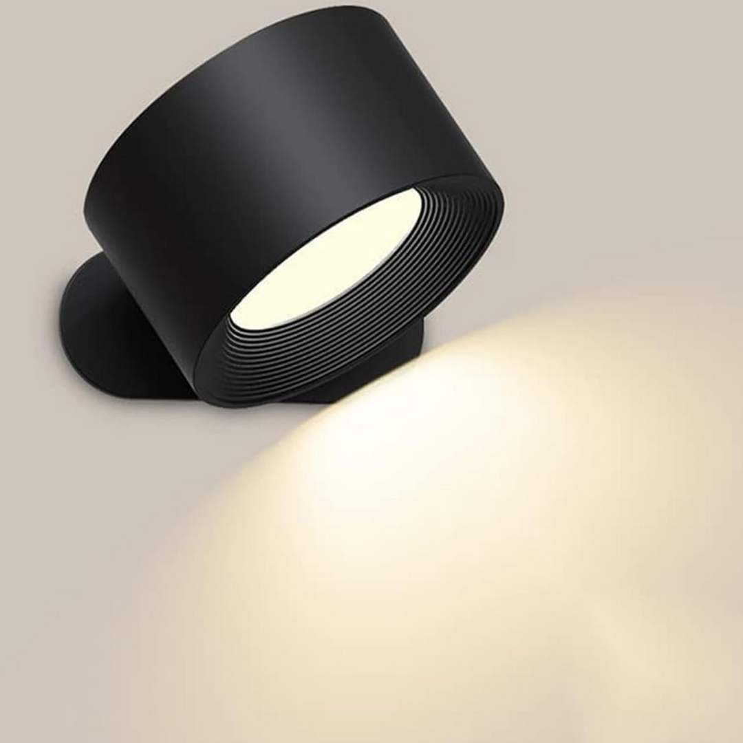 Stornfield | FlexiLamp – Wireless and Rechargeable Wall Light with 360° Rotation