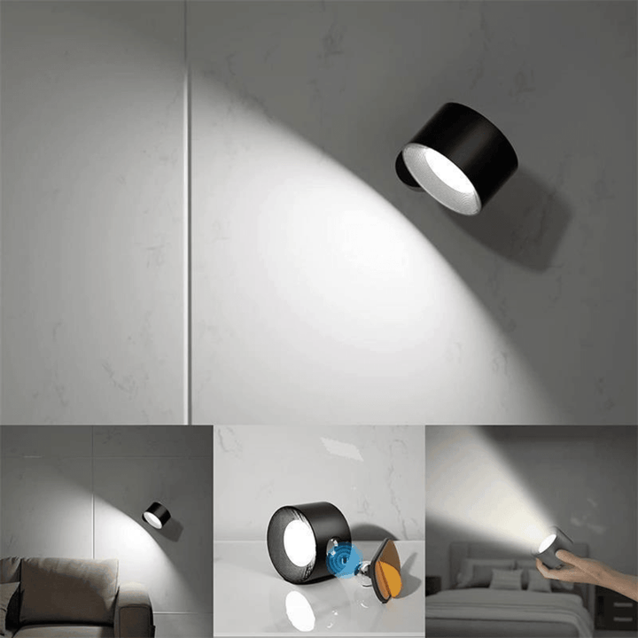 Stornfield | 360° Rechargeable Wireless Wall Lamp | Versatile LED Lighting Solution