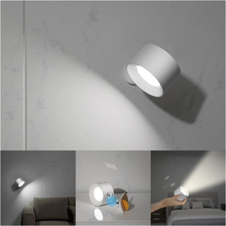 Stornfield | FlexiLamp – Wireless and Rechargeable Wall Light with 360° Rotation