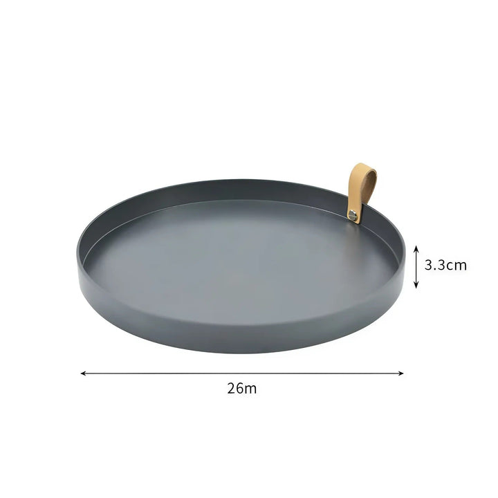 Stornfield | Simple Solid Color Round Storage Tray