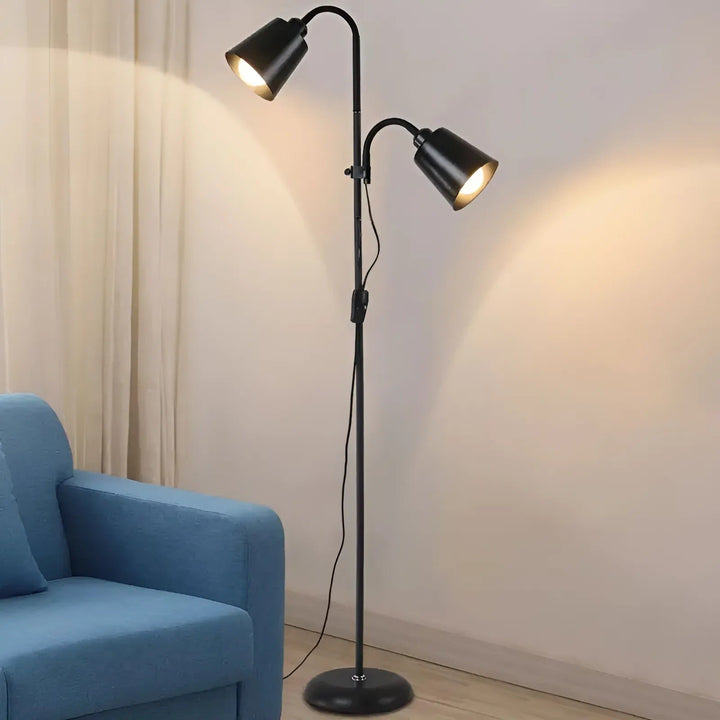 Modern Adjustable LED Floor Lamp with E27 Socket Design | Stornfield