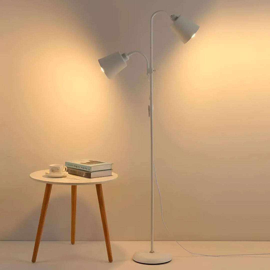 Modern Adjustable LED Floor Lamp with E27 Socket Design | Stornfield