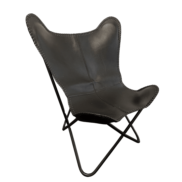 Bat chair made of real leather (available in different colors) | Stornfield