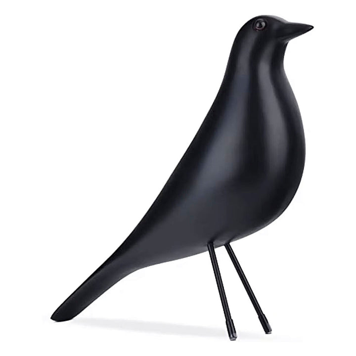 Scandi House Bird – Nordic Decorative Figurine in Black or White | Stornfield