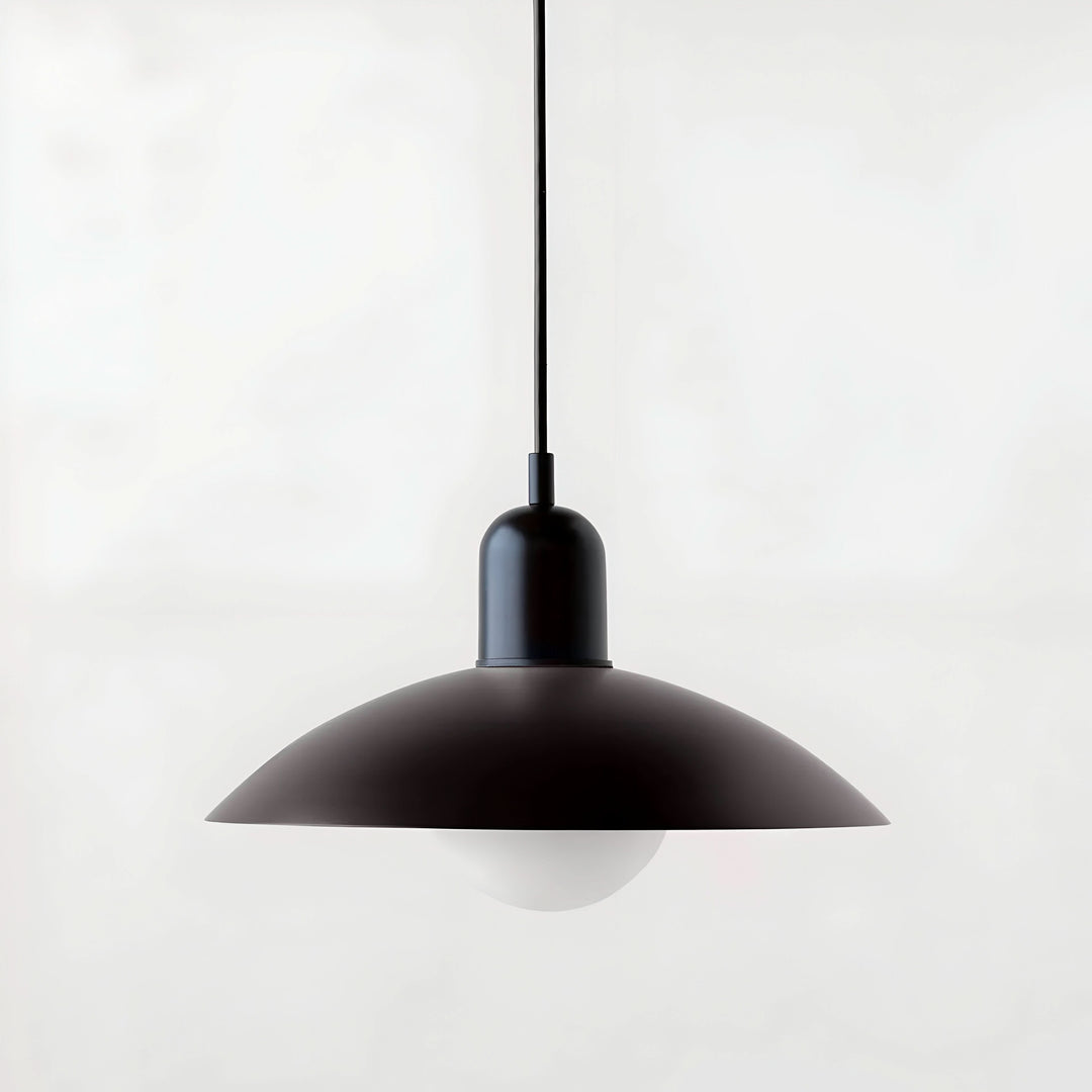 Stornfield | Modern Macaron Bauhaus Pendant Light – Iron Shade