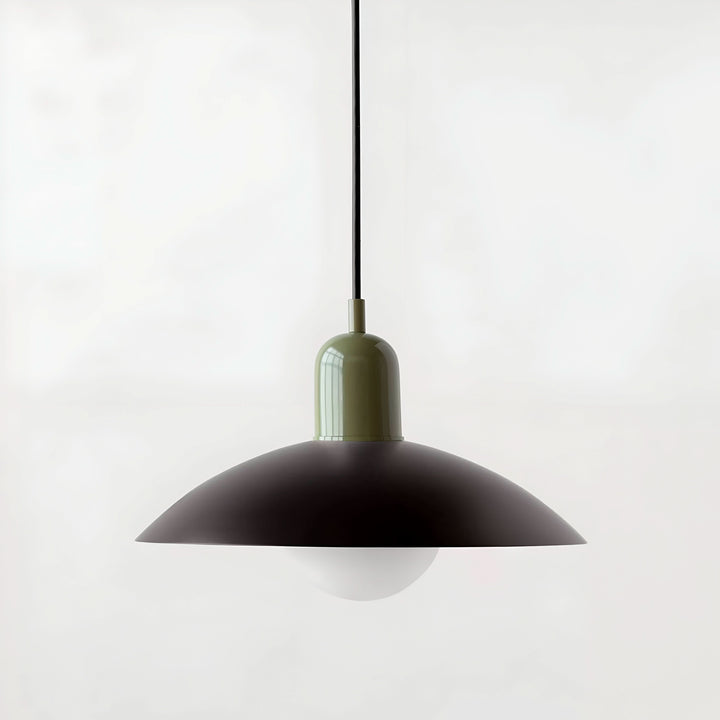 Stornfield | Modern Macaron Bauhaus Pendant Light – Iron Shade