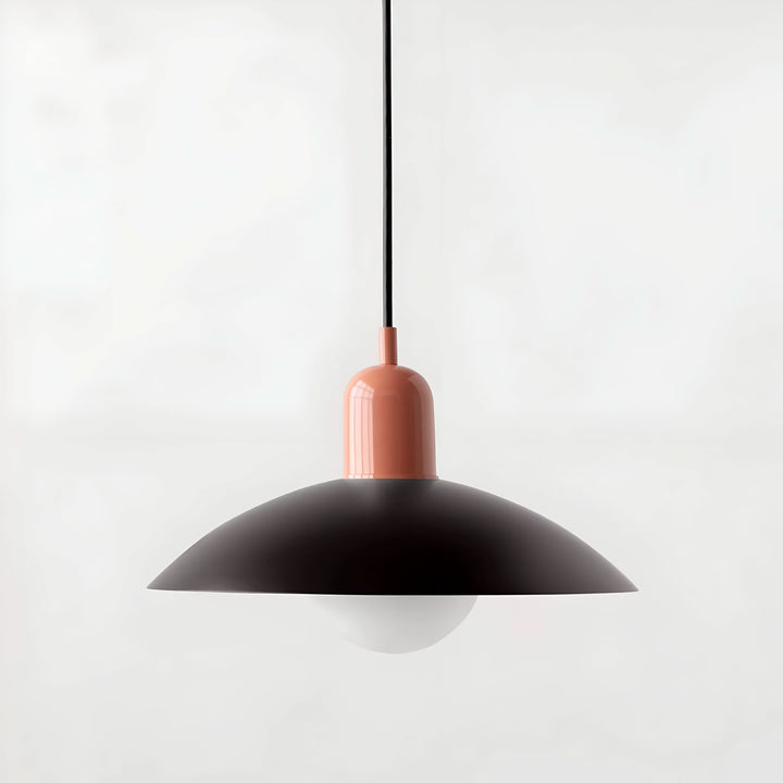 Stornfield | Modern Macaron Bauhaus Pendant Light – Iron Shade