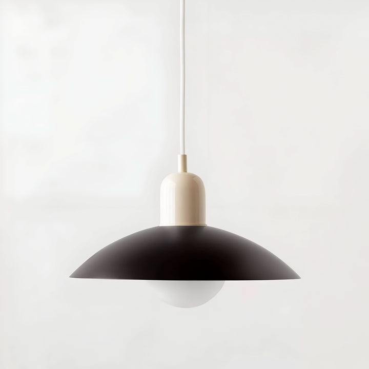 Stornfield | Modern Macaron Bauhaus Pendant Light – Iron Shade