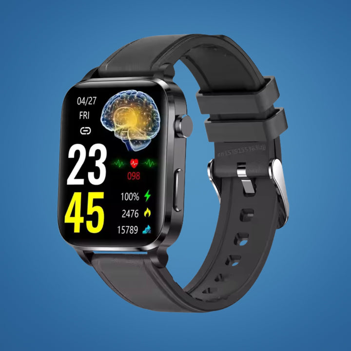 GlucoWell | Non-Invasive Smartwatch for Diabetes – Blood Glucose Monitor – HD Display – Painless Glucose Tracking for Adults Stornfield