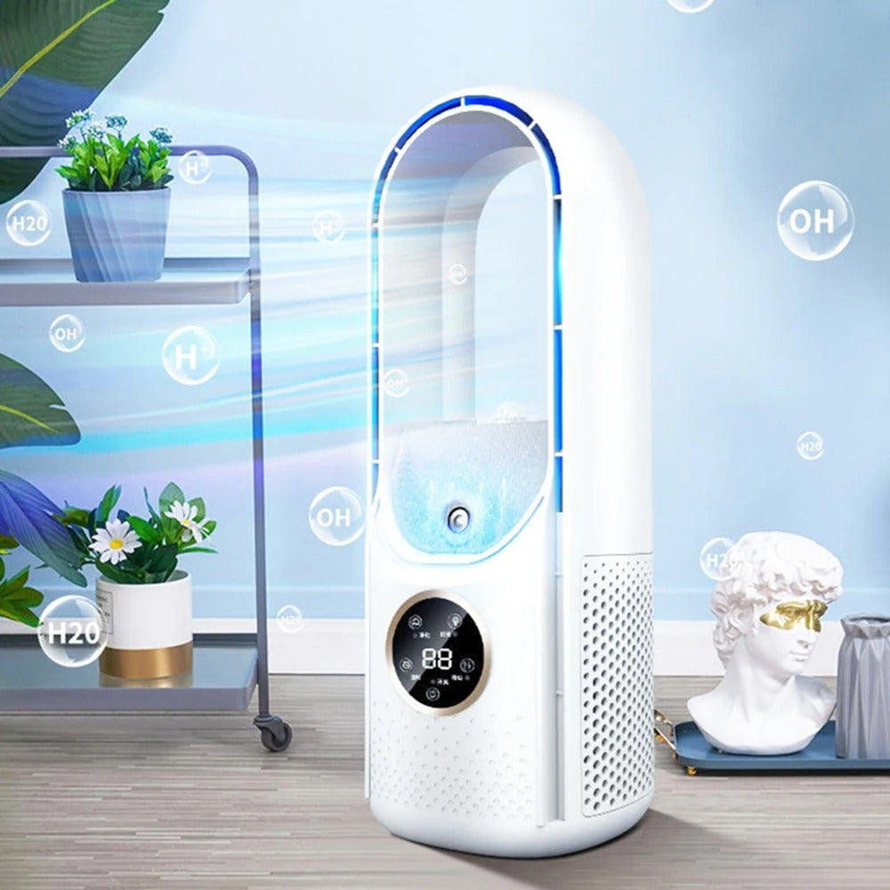 Bladeless Portable Air Conditioner | Ultra-Quiet, Ergonomic Design & Ideal for Home and Office Use | Stornfield