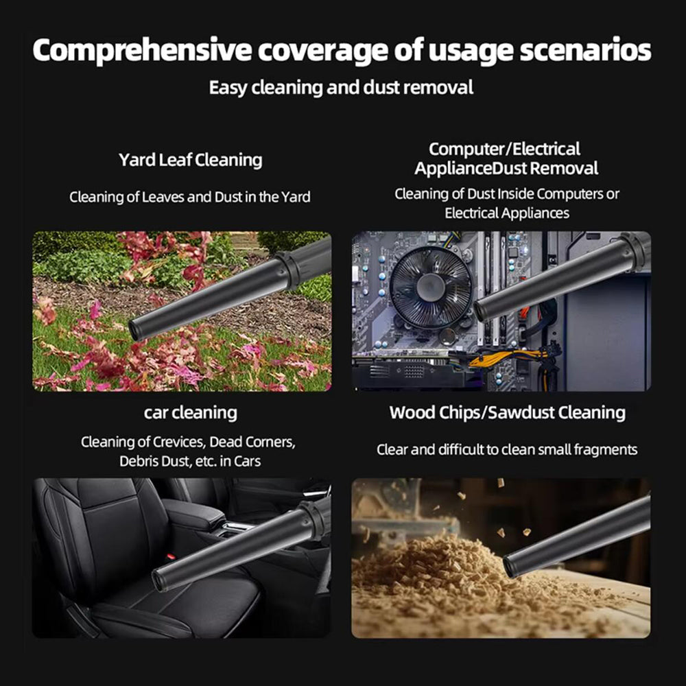 Battery-operated fan – ideal for cleaning | Stornfield