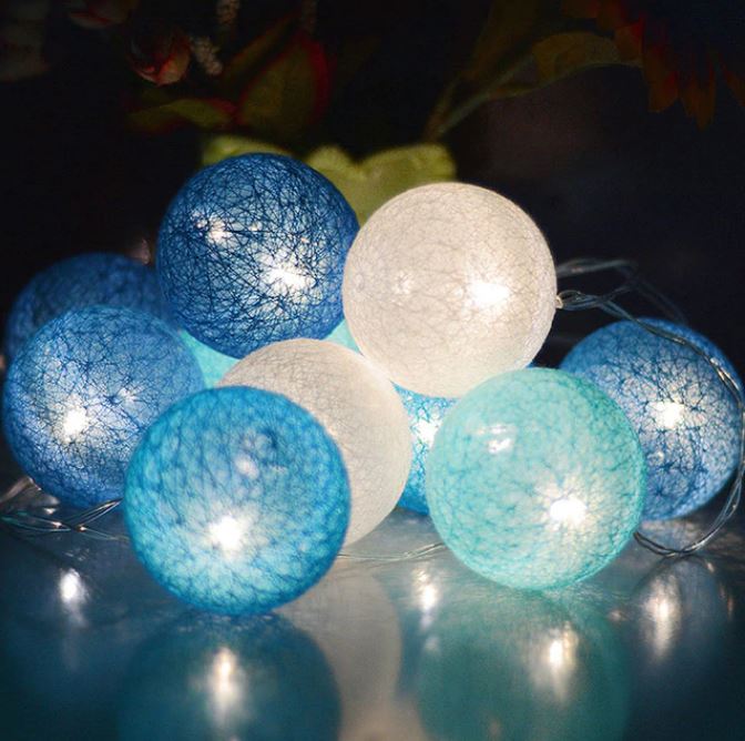 Stornfield | Royallure Cotton Ball String Lights – Cozy Decoration for Home & Celebrations