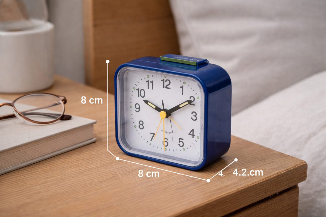 Stornfield | Silent & Peaceful Alarm Clock – Non-Ticking, Gentle Wake-Up Light, Snooze Function