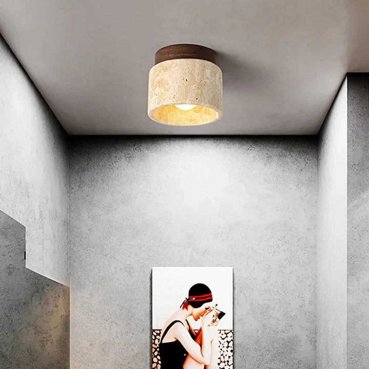 Japanese Creative Cream Style Ceiling Lamp | Stornfield