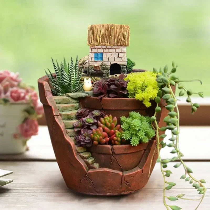 Stornfield Elegant Succulent & Herb Container