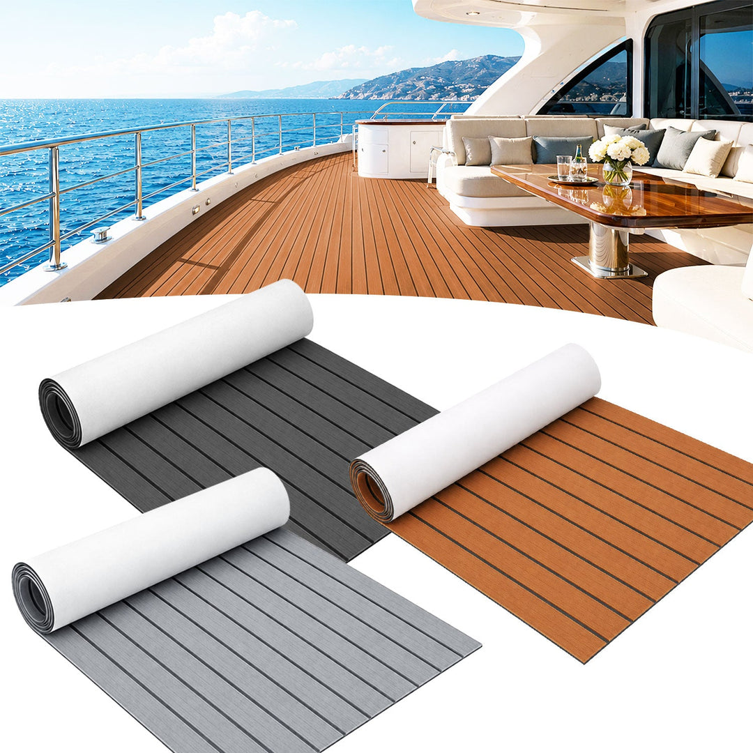 Boot Flooring EVA Teak Flooring Self-Adhesive | Stornfield