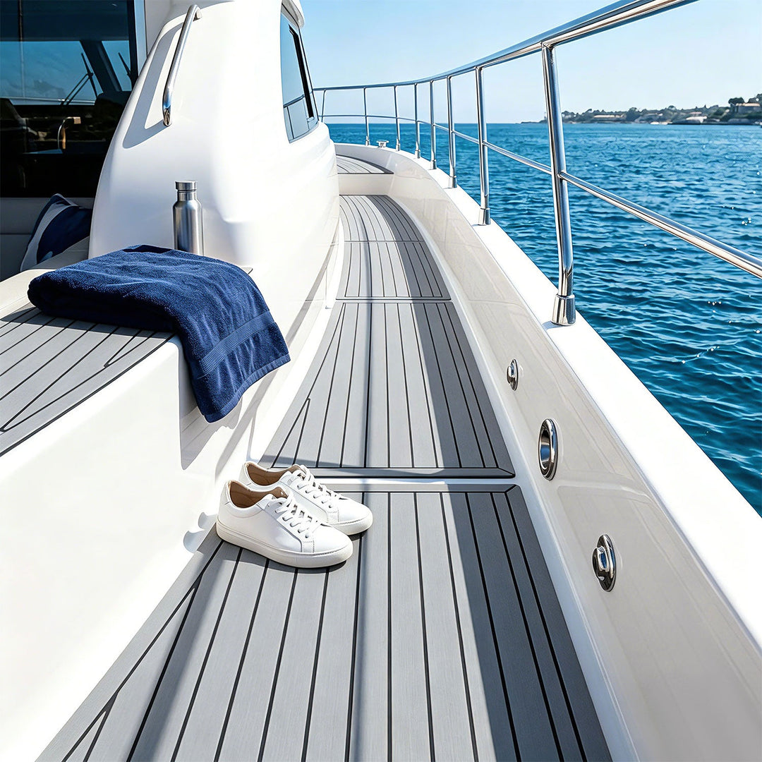 Boot Flooring EVA Teak Flooring Self-Adhesive | Stornfield
